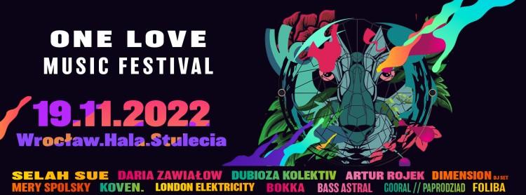 Jesienią we Wrocławiu nie zabraknie muzycznych emocji. Już 19 listopada odbędzie się kolejna edycja One Love Music Festival