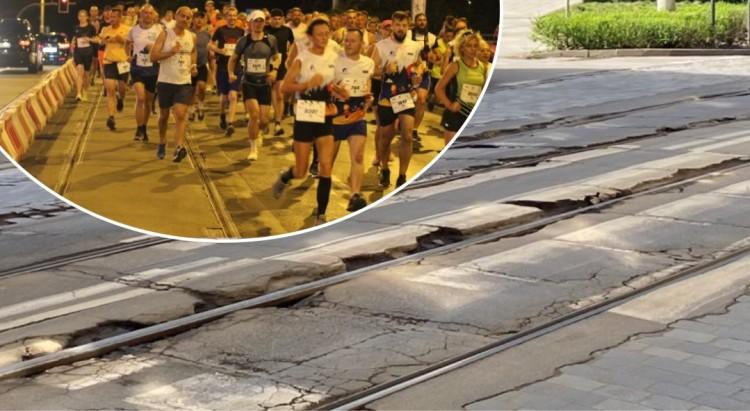 MPK przed półmaratonem naprawi torowiska. Żeby biegacze nie poskręcali kostek