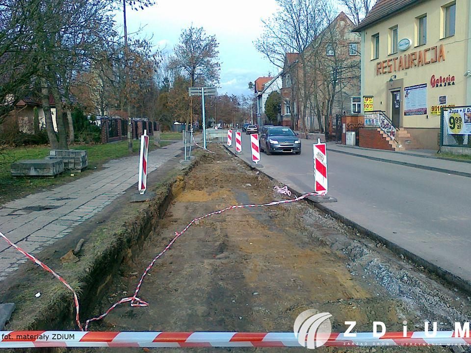 Trwa budowa minironda na Brochowie. Uwaga na utrudnienia w ruchu
