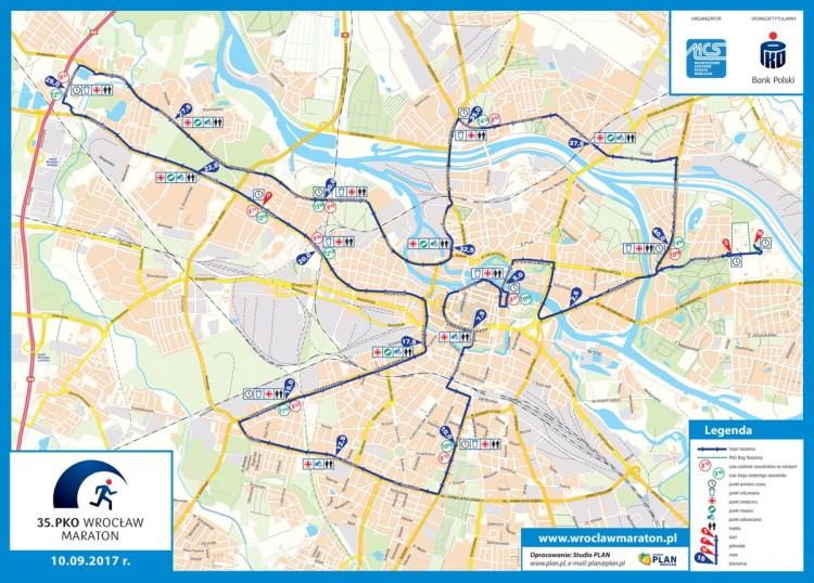 Poznaliśmy trasę 35. PKO Wrocław Maratonu. Którędy pobiegną uczestnicy?