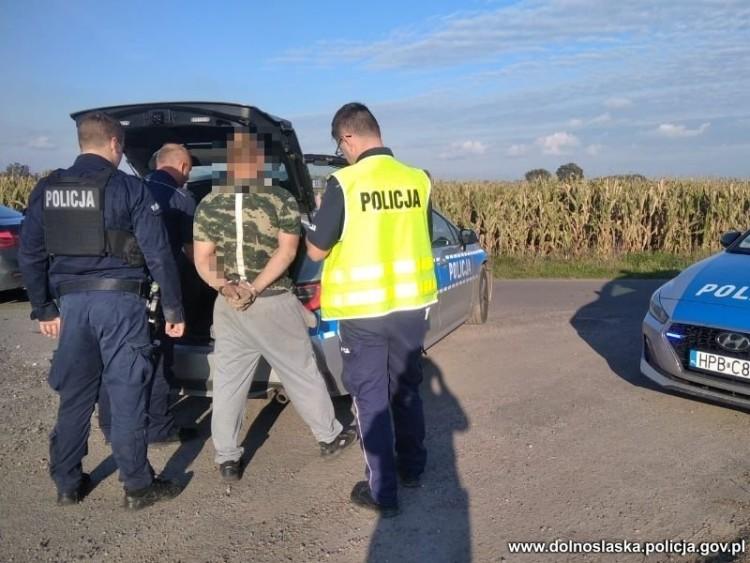 Przed policją uciekli w pole kukurydzy. Co mieli w bagażniku?