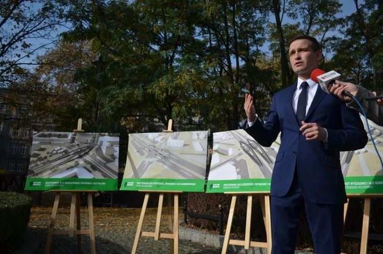 Wrocławski poseł ma pomysł na likwidację „wąskich gardeł”. Pokazał wizualizacje