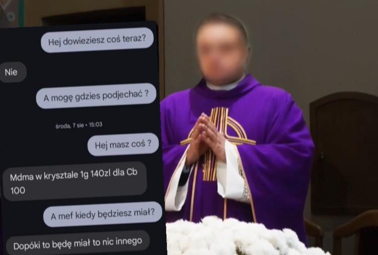 Ksiądz z Wrocławia z dopalaczami. Śledczy sprawdzają, czy nimi handlował