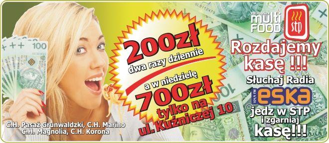 Jedz w STP i codziennie zgarniaj kasę!