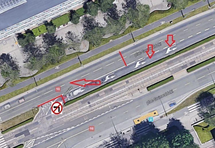 Od soboty utrudnienia na pl. Grunwaldzkim
