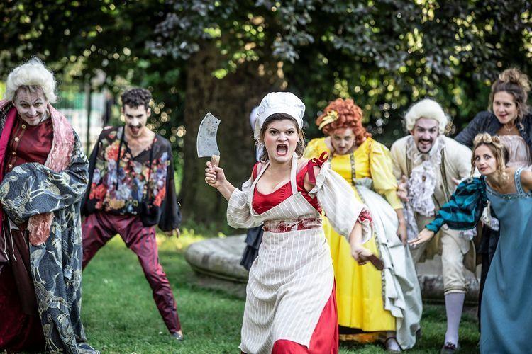 Taniec i muzyka w ogrodzie Wrocławskiego Teatru Pantomimy