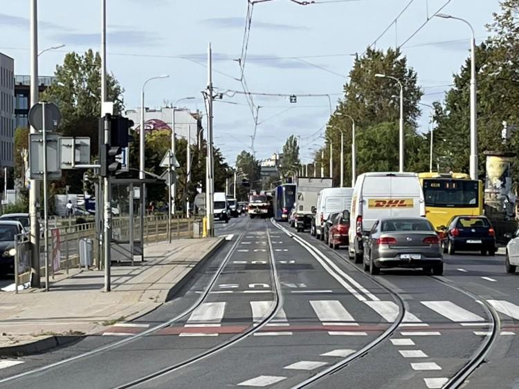 Wypadek na Krakowskiej. Gigantyczne korki