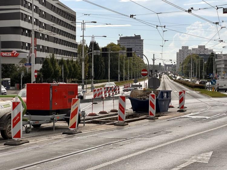 Ciasno na moście Szczytnickim. Zaczął się kolejny remont