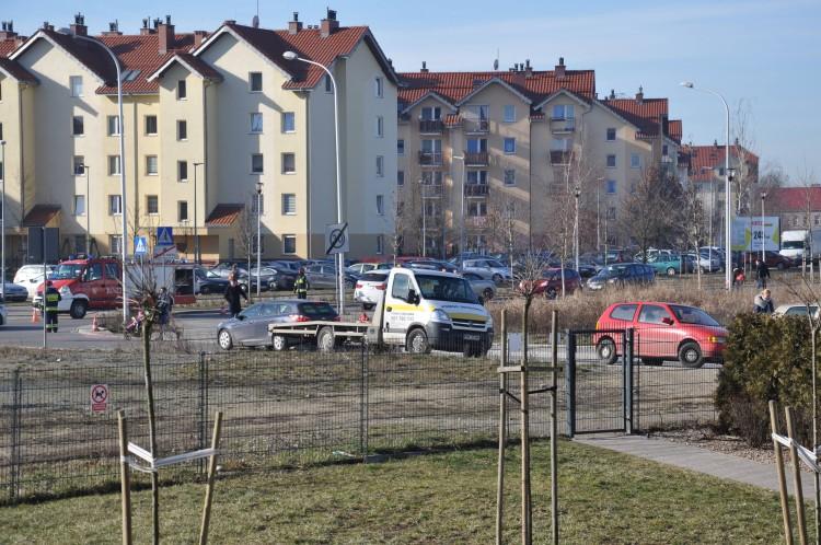 Wypadek z udziałem trzech samochodów na Stabłowicach [ZDJĘCIA]
