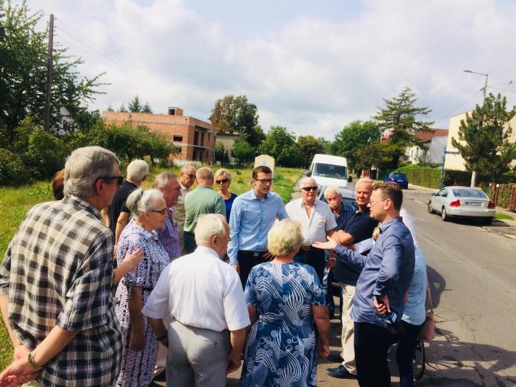 Protest na Karłowicach. Mieszkańcy nie chcą budowy nowych mieszkań