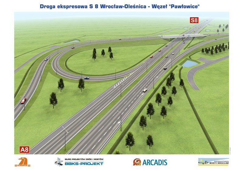 Droga ekspresowa S8 Wrocław – Syców: ruszają prace