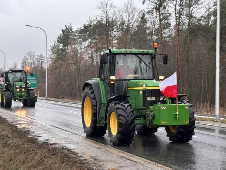 Protesty rolników na Dolnym Śląsku. Zablokowane drogi