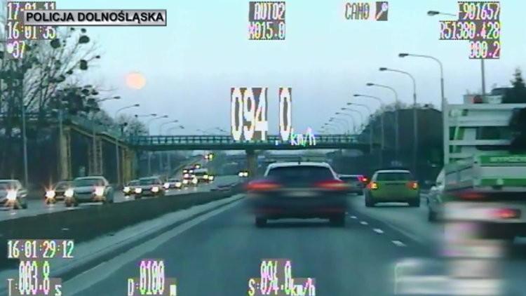 Wrocław: miał 1,7 promila i pędził Sobieskiego ponad 90 km/h [FILM]