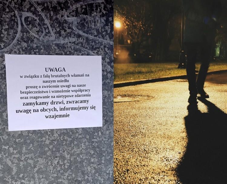 Podejrzana osoba kręci się nocą po wrocławskich osiedlach. Policja szuka mężczyzny z nagrań