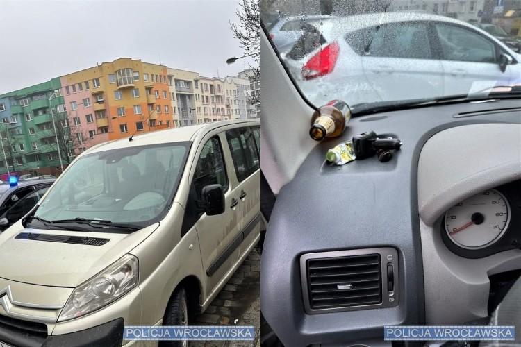Kierowca miał 2,5 promila alkoholu. Policja zatrzymała go, gdy pił piwo w czasie jazdy