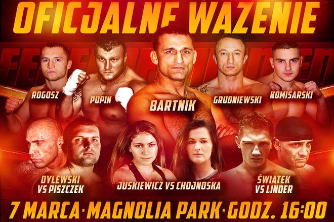 Przyjdź na oficjalne ważenie fighterów przed wielką galą sportów walki