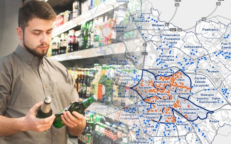 Gdzie kupić alkohol po 22? Urząd miejski opublikował interaktywną mapę
