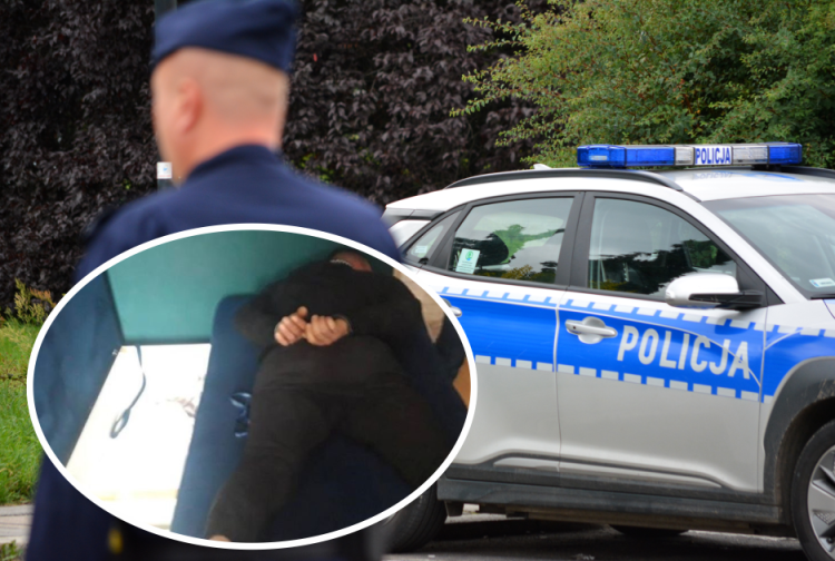 Seryjny włamywacz ukrywał się przed policjantami. Znaleźli go w wersalce