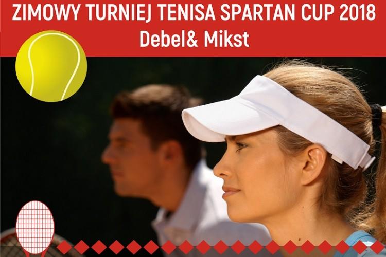 Styczniowe zmagania tenisistów. W sobotę Debel&Mikst Spartan Cup