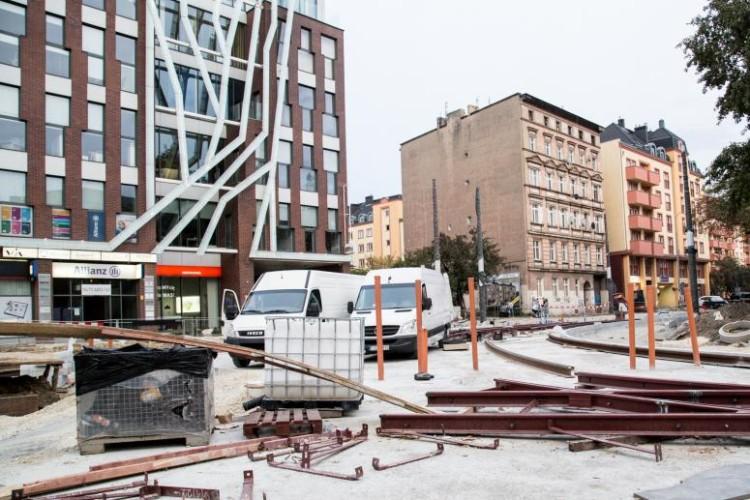 Kolejne opóźnienia w remoncie Hubskiej. Tramwaje jeszcze tam nie pojadą