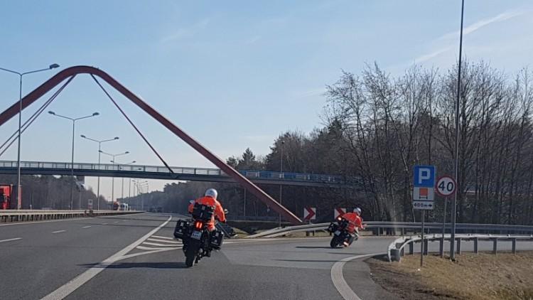 Uwaga, nowość! Patrole motocyklowe na autostradzie A4 [ZDJĘCIA, WIDEO]