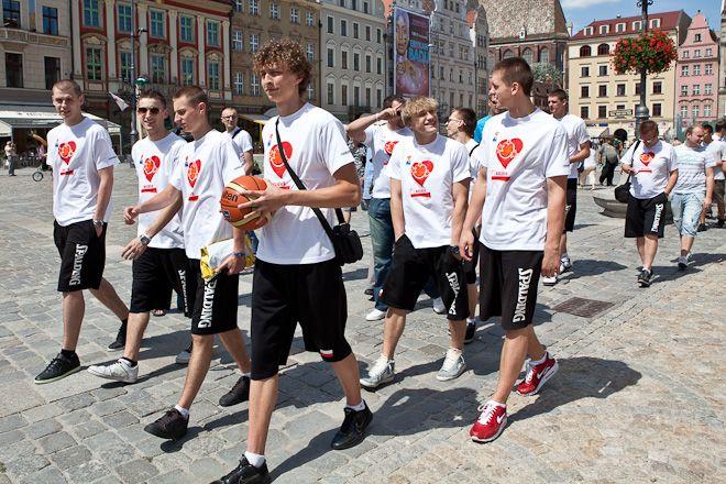 Wrocław powitał koszykarską kadrę Polski do lat 18