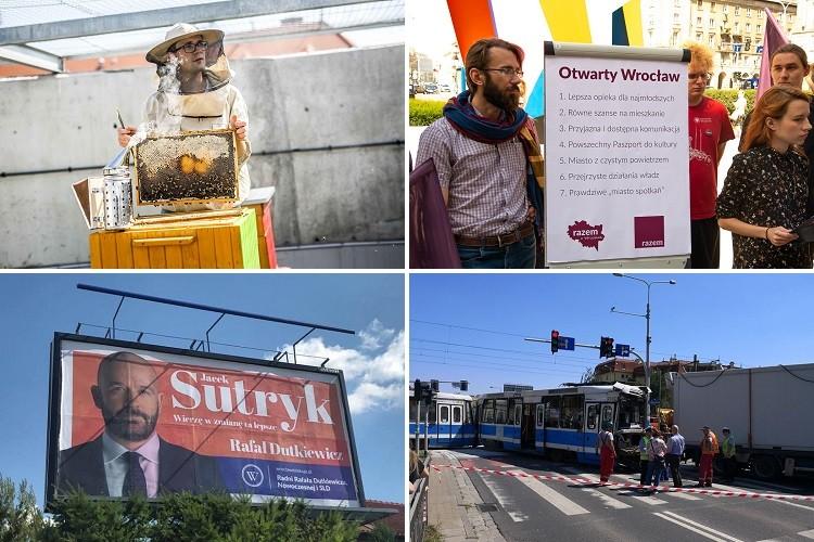 Wypadek na Karłowicach, nowe ule w mieście i kampania (przed)wyborcza [PODSUMOWANIE DNIA]