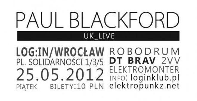 Paul Blackford we Wrocławiu w ramach cyklu The Robots Riot