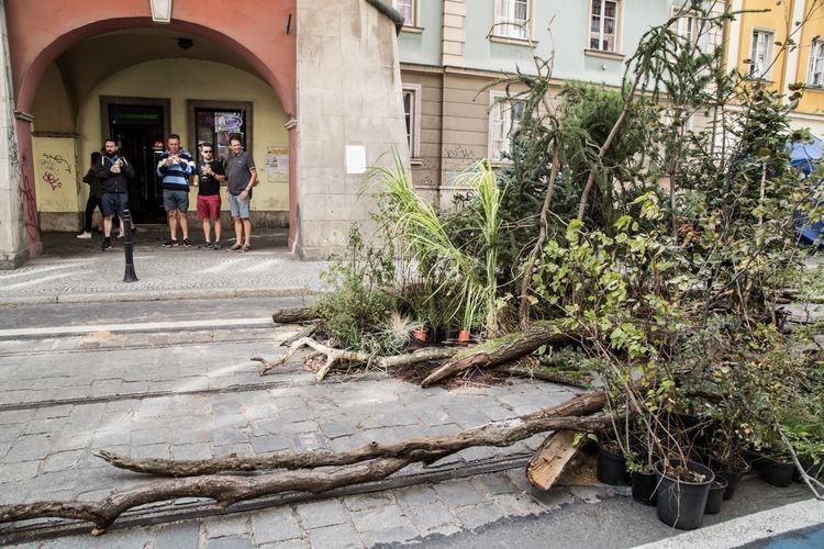Ulica Ruska została zamknięta dla ruchu [ZDJĘCIA]