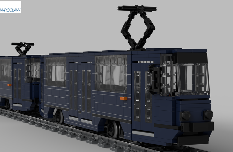 Wrocławski tramwaj z klocków LEGO