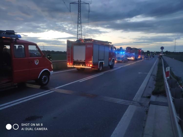 Wschodnia obwodnica Wrocławia była zablokowana po śmiertelnym wypadku [ZDJĘCIA]