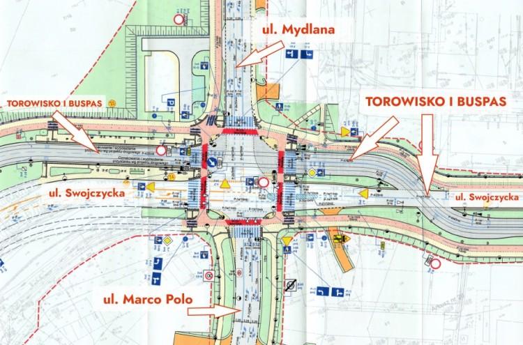 Wrocław: Tak będzie wyglądało nowe, duże skrzyżowanie na Swojczycach