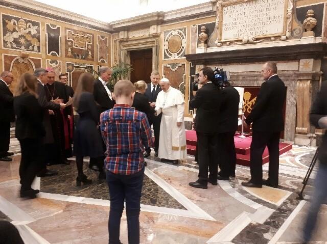 Dzieci z wrocławskiego „Przylądka Nadziei” spotkały się z papieżem Franciszkiem