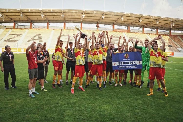 Piłkarze Ślęzy Wrocław sięgnęli po Wojewódzki Puchar Polski [RELACJA]