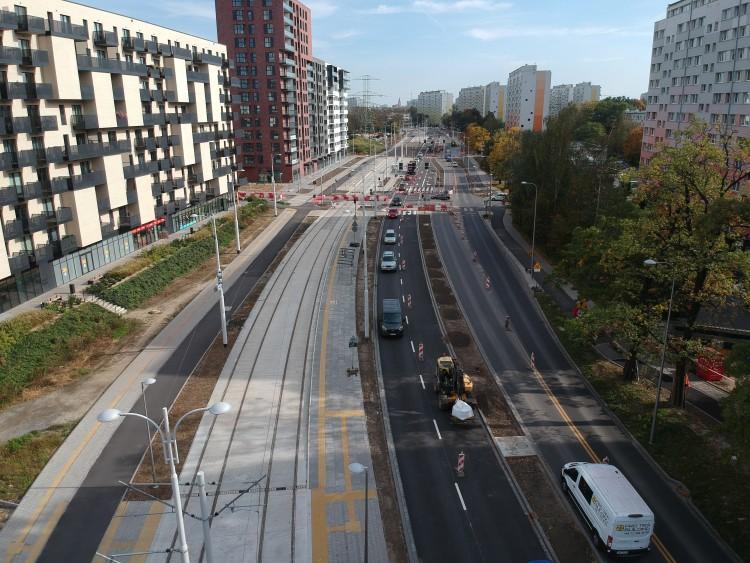 Wrocław: Nowe torowisko na Popowicach prawie gotowe. Zobacz zdjęcia z lotu ptaka