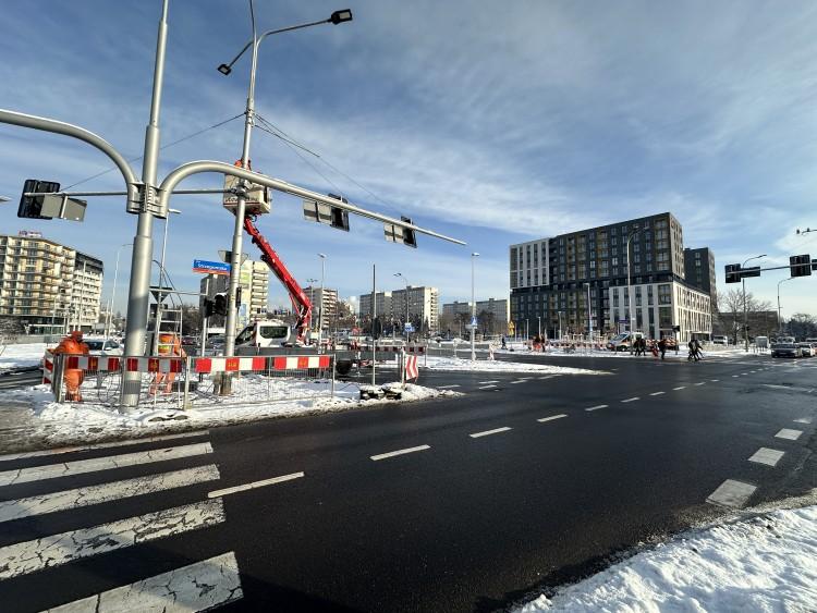 Trwa remont placu Strzegomskiego. Oto najnowsze zdjęcia