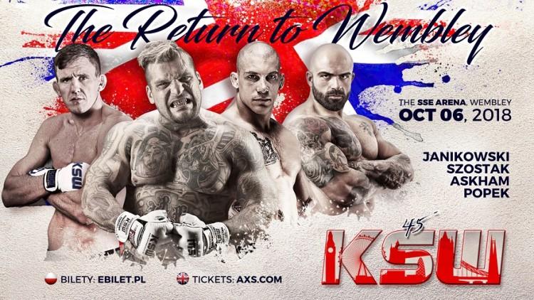 Damian Janikowski będzie walczył na gali KSW 45 w Londynie