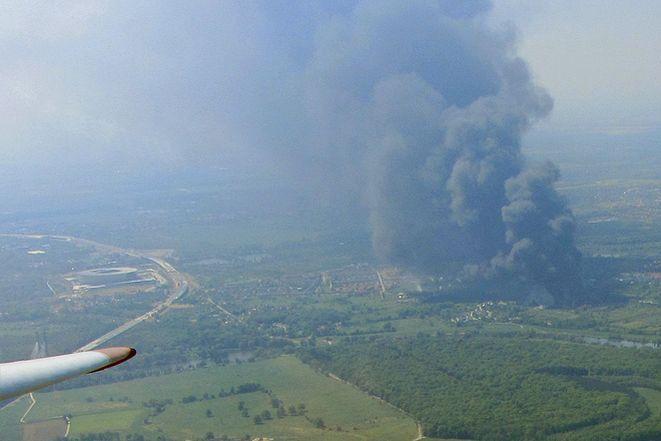 Pożar w sortowni odpadów na Maślicach ugaszony