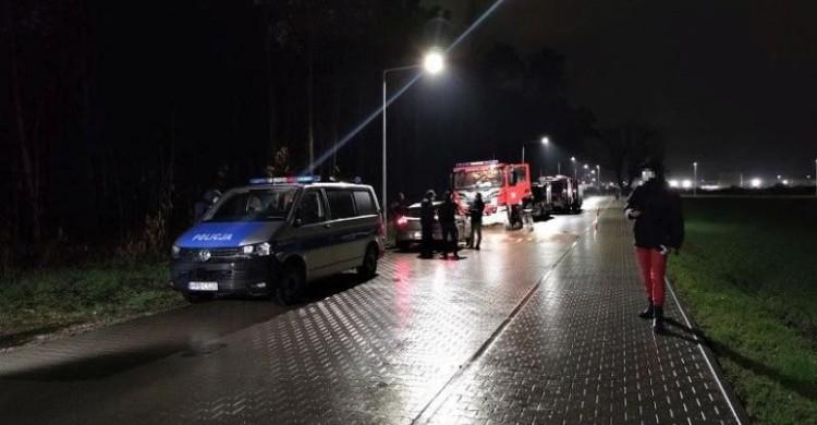 Wrocław: Dachowanie busa z Ukraińcami. Jedna osoba ranna