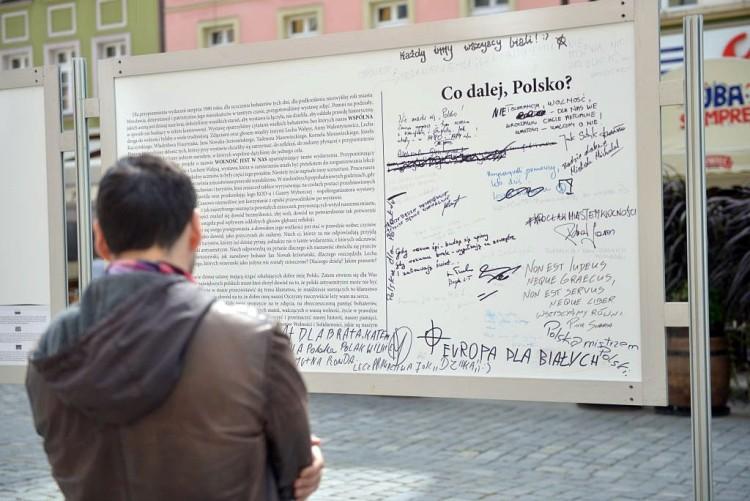 Kontrowersyjna wystawa na wrocławskim Rynku. Gwiazdy Dawida mają zachęcać do refleksji