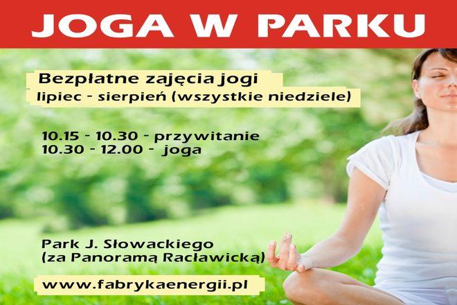 Co niedzielę przyjdź na bezpłatne zajęcia jogi w parku