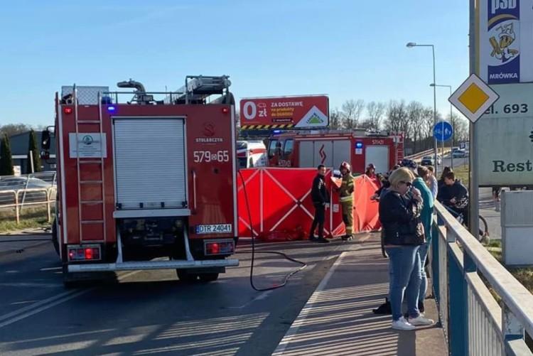 Śmiertelny wypadek w Psarach pod Wrocławiem