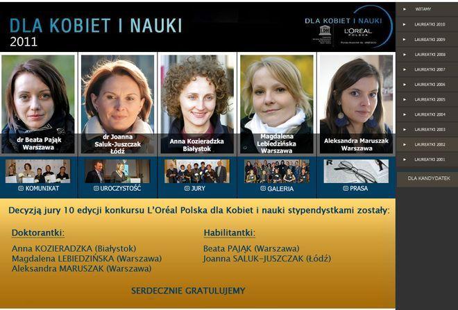 L’Oréal Polska dla Kobiet i Nauki 