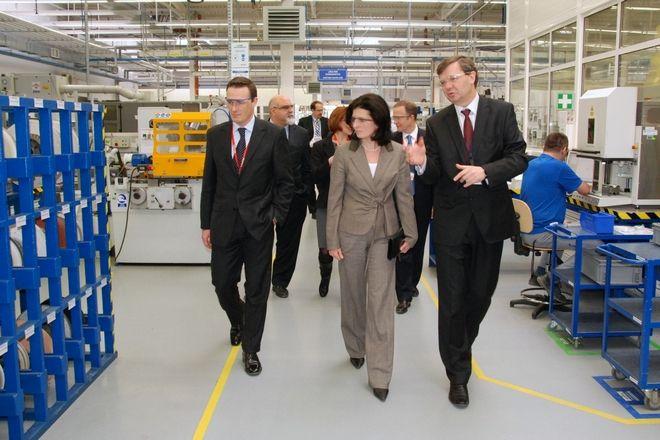 Wiceminister gospodarki sprawdzała, jak wrocławska firma radzi sobie po prywatyzacji