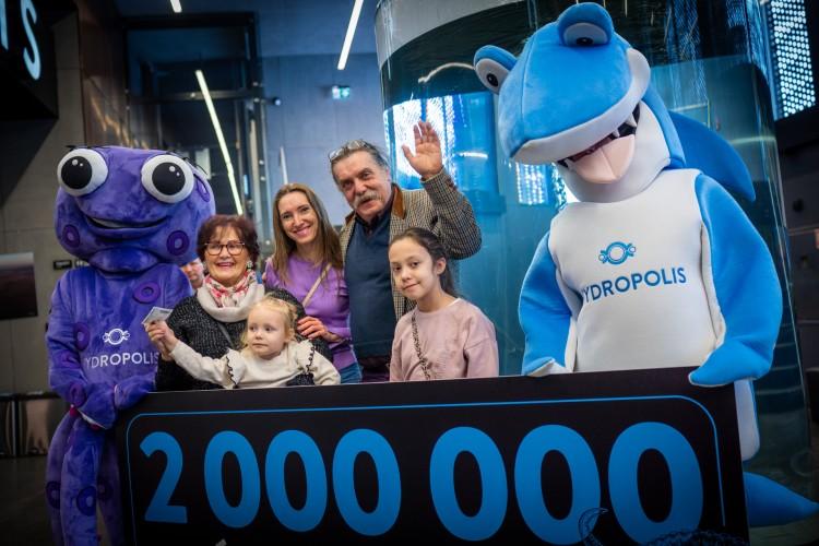 Hydropolis we Wrocławiu odwiedził dwumilionowy gość