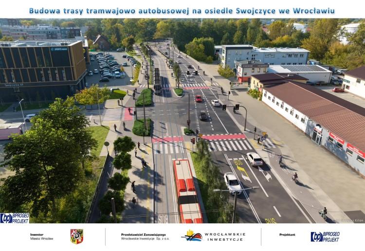 Wrocław ogłasza przetarg na tramwaj na Swojczyce. To będzie wielka przebudowa