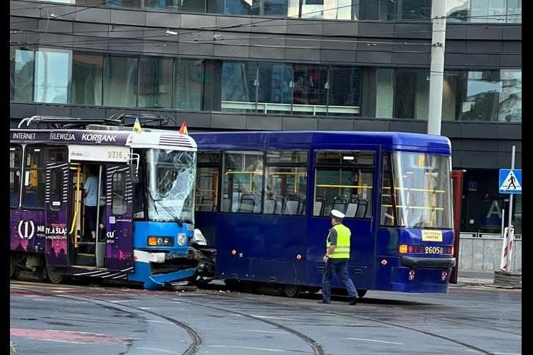 Wrocław: groźny wypadek tramwajów w centrum. Co z bezpieczeństwem pasażerów?