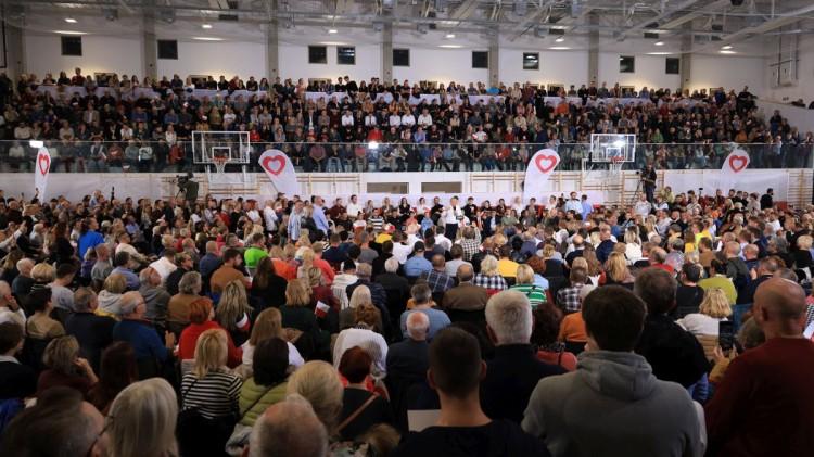 Wizyta Donalda Tuska na Jagodnie we Wrocławiu [RELACJA, ZDJĘCIA]