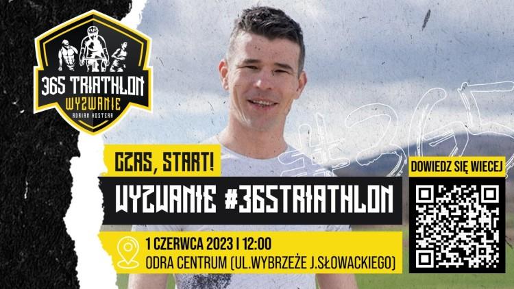 Rusza Wyzwanie 365 Triathlon. Adrian Kostera w drodze po rekord