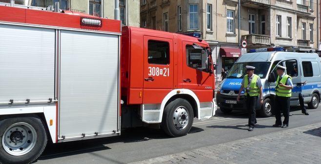 Kierowca żywcem spłonął w aucie, które rozbiło się na ulicy Wilczyckiej